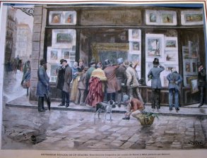 Exposicion publica de un cuadro