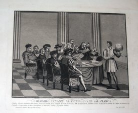 Colombo innanzi al consiglio di Salamanca (Cristobal Colon) (Descubrimiento de America)
