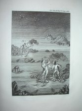 (Dos hombres pescando con tridentes)