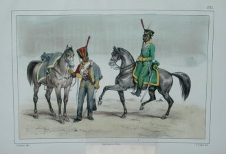 (Uniformes Caballeria española en 1815)
