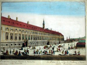Le Palais de Cesar dans le Faubourg a Vienne appelle Favorita