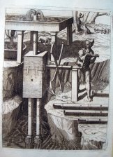 Maquinaria hidraulica para fuente