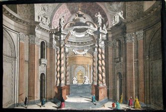 L'Interieur du Val de Grace a Paris