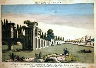 Chateau de Gere Cots apartenant Jadife au Roy Charlemagne proche Chinon en Touraine