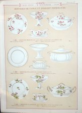Services de table et dessert porcelaine, planche 16