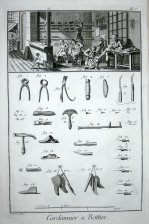 Cordonnier et Bottier (Zapatero, fabricacion y reparacion de zapatos)