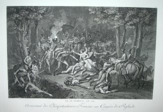 Le IX floreal an VII. Assassinat des Plenipotentiaires Francais au congres de Rastadt