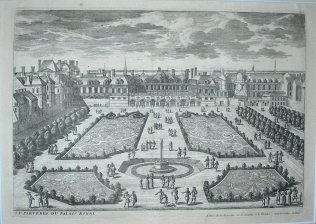 Le parterre du Palais Royal