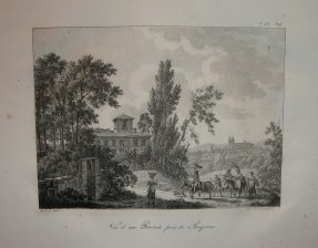 Vue d'une Bastide pres de Bayonne (Bayona)