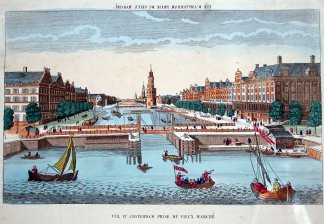 Vue d'Amsterdam prise du vieux Marche
