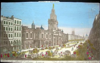 Vue de la Bourse Royal a Londres