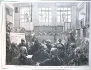 The Central Criminal Court during the Trial of Henry and Thomas Wainwright