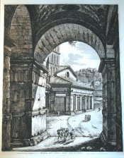 Veduta dell' Interno dell Arco di Giano