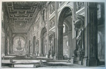 Veduta interna della Basilica di D. Giovanni Laterano