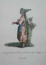 Habit of tartarian woman in Kasan subject to Russia in 1768 (Kazan)