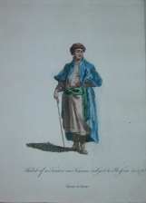 Habit of a tartar in Kasan (Kazan) subject to Russia in 1768