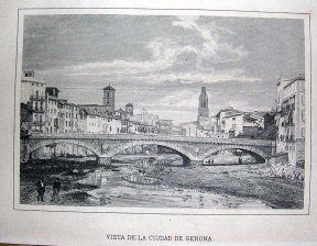Vista de la ciudad de Gerona