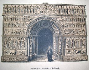 Fachada del Monasterio de Ripoll
