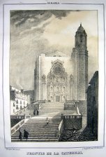 Frontis de la Catedral de Gerona