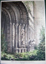 Gerona, Puerta de la Iglesia del Monasterio de Ripoll