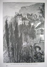 The Generalife from the walls of the Alhambra