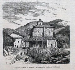 Guipuzcoa, Iglesia de Arriaran y panteon de los Condes de Villafranca