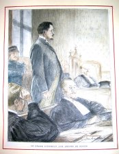 Le drame d'etretat  aux assises de Rouen. Syndon repondant a l'interrogatoire