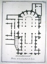 Planta de la catedral de Leon