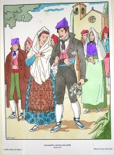 Pareja de Lerida del año 1840