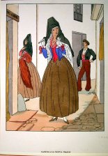 Dos mujeres y un hombre de Castilla la Nueva - Madrid