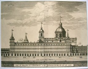 Veue du Monastere de L'Escurial et des Apartemens du Roi, du cote du Midi (Escorial)