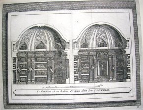 Le Pantheon vu en dedans de deux cotez dans L'Escurial (Escorial)