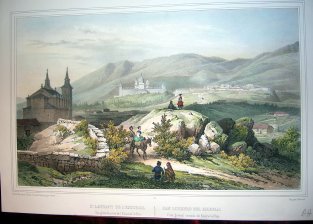 St. Laurent de l' Escurial / San Lorenzo del Escorial, Vista general tomada del Escorial el Bajo