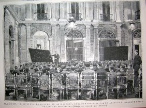 Instituto Municipal de Artesanos, creado y dirigido por el Alcalde D. Alberto Bosch. La clase de Geometria