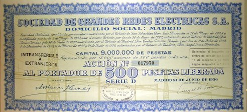 Sociedad de Grandes redes Electricas S.A.