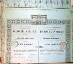 Sociedad inmobiliaria del nuevo barrio de Atocha en Madrid