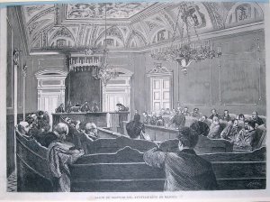 Salon de sesiones del ayuntamiento de Madrid