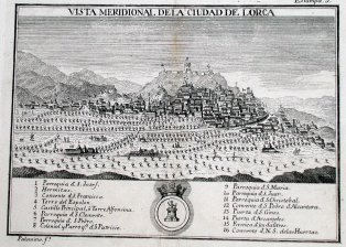 Vista meridional de la ciudad de Lorca