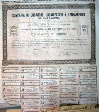 Compañía de ensanche, urbanizacion y saneamiento de Cartagena
