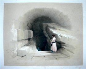 Fountain of Siloam. Valley of Jehoshaphat (valle de Josafat)