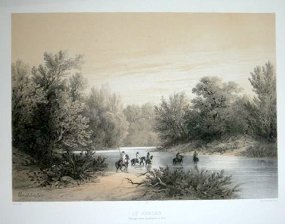 Le Jourdain, Pasage entre Scythopolis et Pella (Israel)