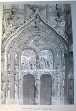 Principal portal of Salamanca Cathedral, Spain