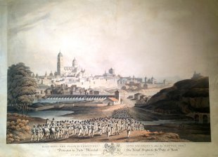 Marching the French Prisoners into Salamanca after the Battle 1812