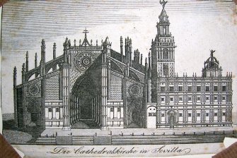 Die Cathedralkirche in Sevilla