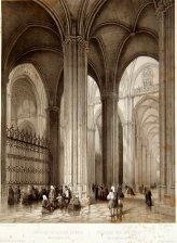Interior de la nave lateral de la Catedral de Sevilla