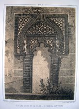 Ventana arabe en la Iglesia de Omnium Santorum