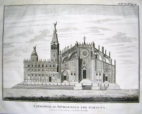 Cathedral of Seville, with the Giralda