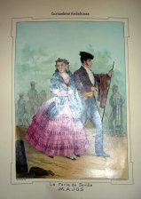 Costumbres andaluzas : La Feria de Sevilla, Majos