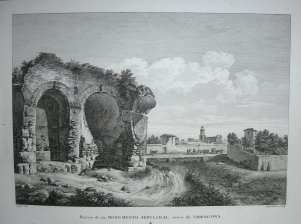 Ruinas de un monumento sepulcral cerca de Tarragona