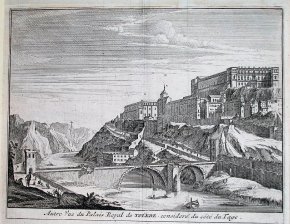 Autre vue du Palais Royal de Tolede considere du cote du Tage